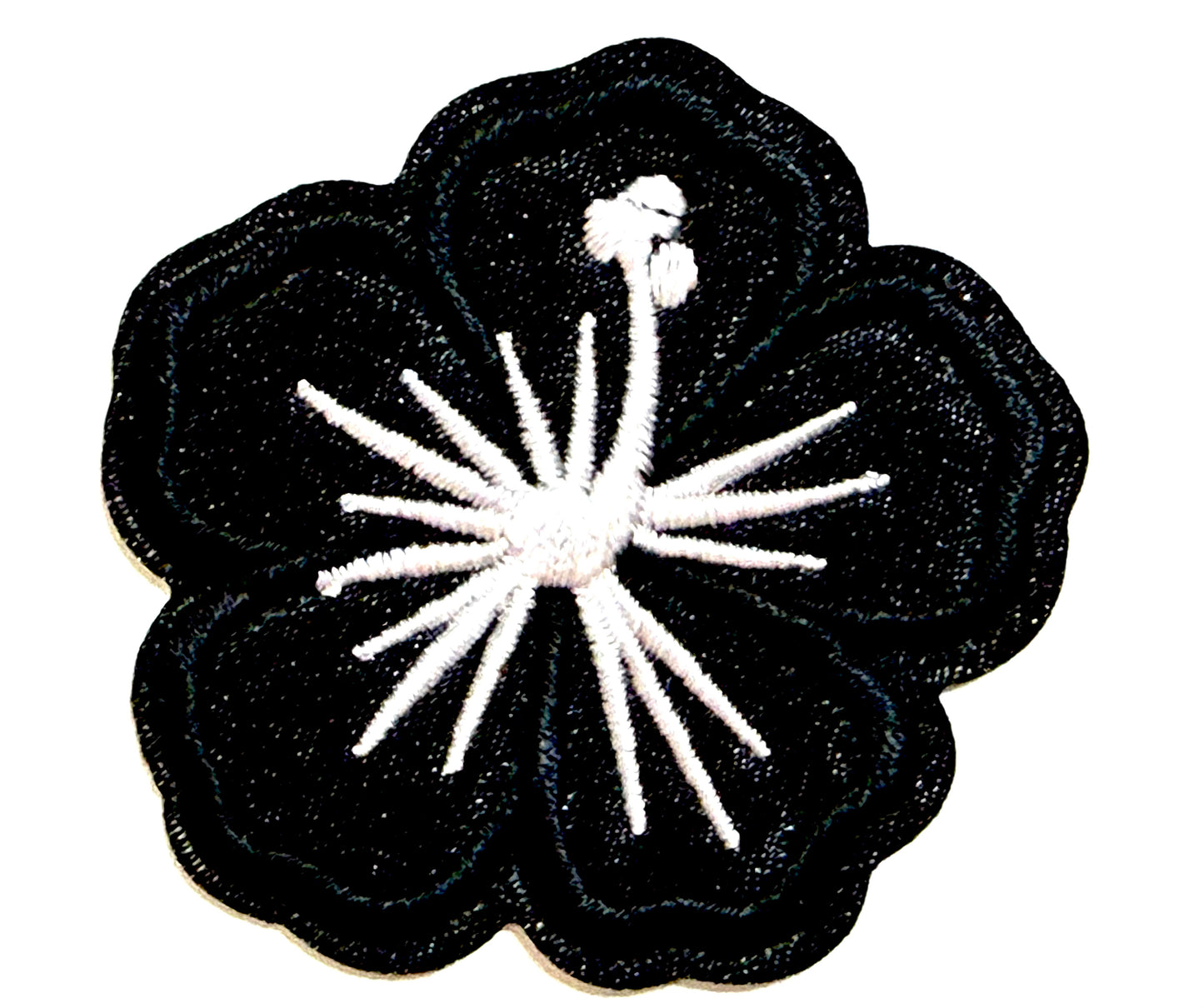 Hibiscus Flowers - Embroidered Iron On Patches 2”