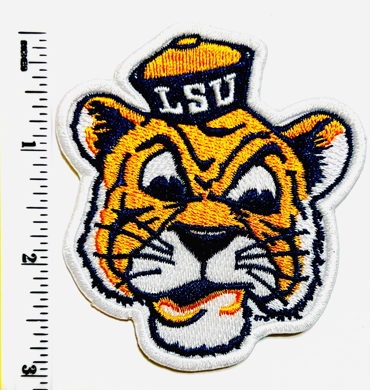 Tigers Mascot Patch - Embroidered Iron on patch