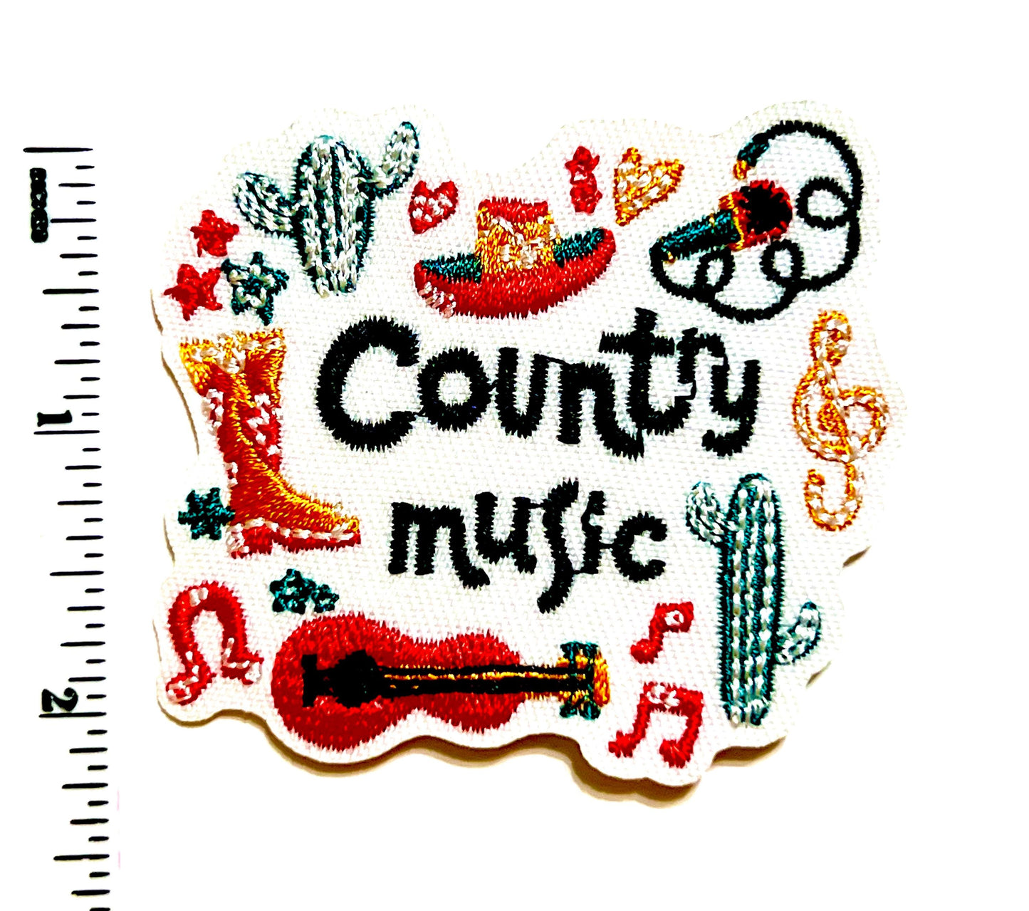 Country Music - Embroidered Iron on patches