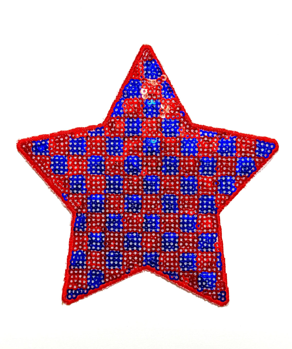 Checkered Stars 5” Sequins