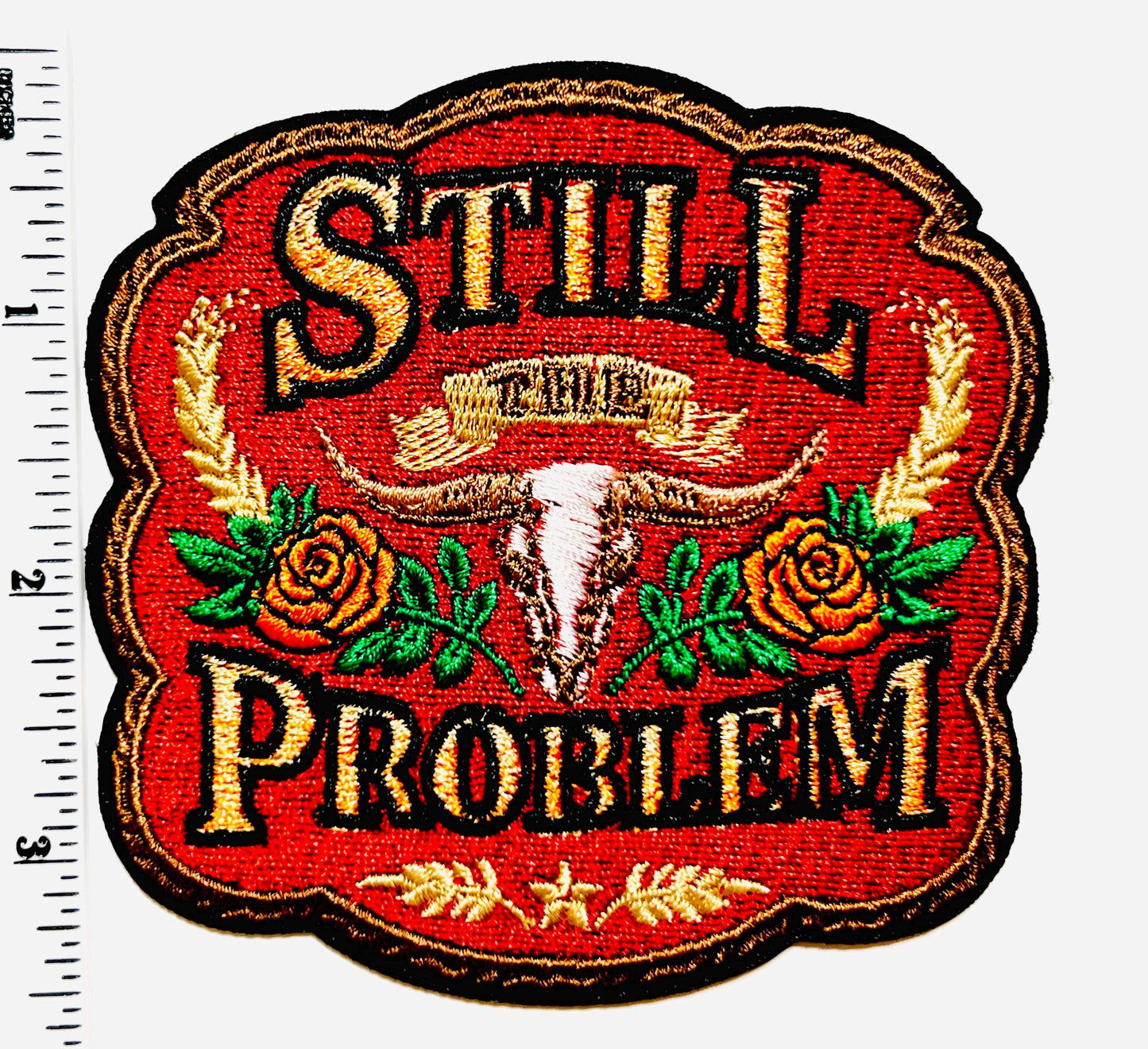 Still the Problem patch - Embroidered DIY iron on patch