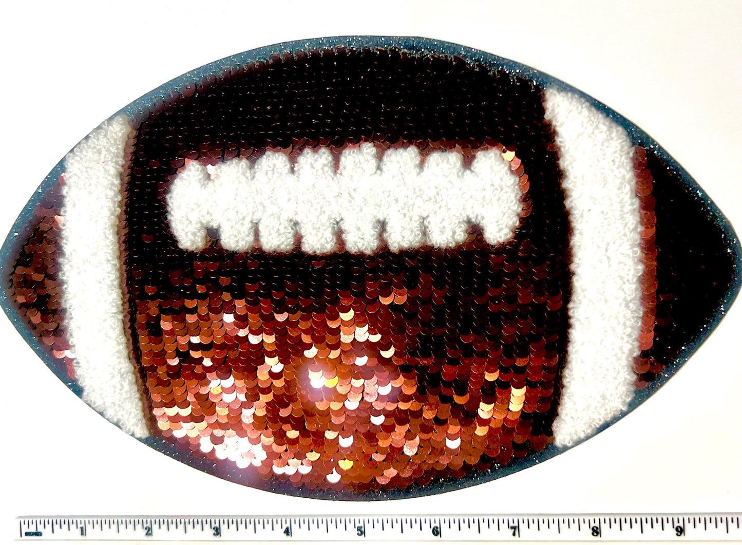 Football large patch - Sequins Iron on patch