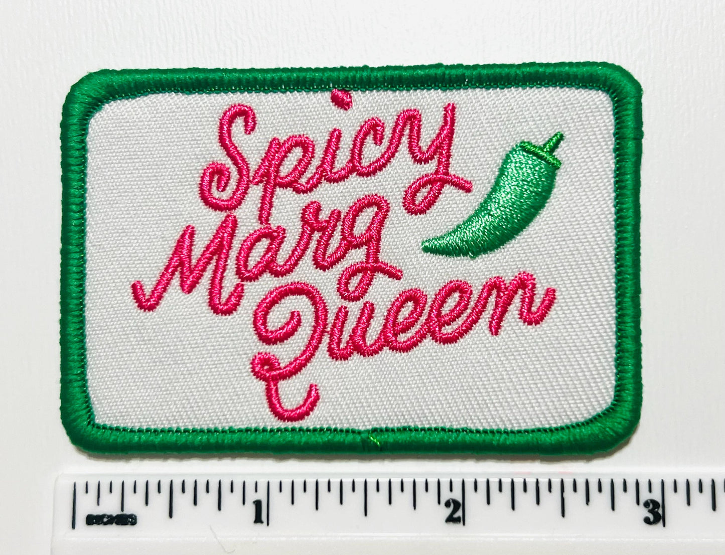 Spicy Marg Queen - Embroidered Iron on Patch