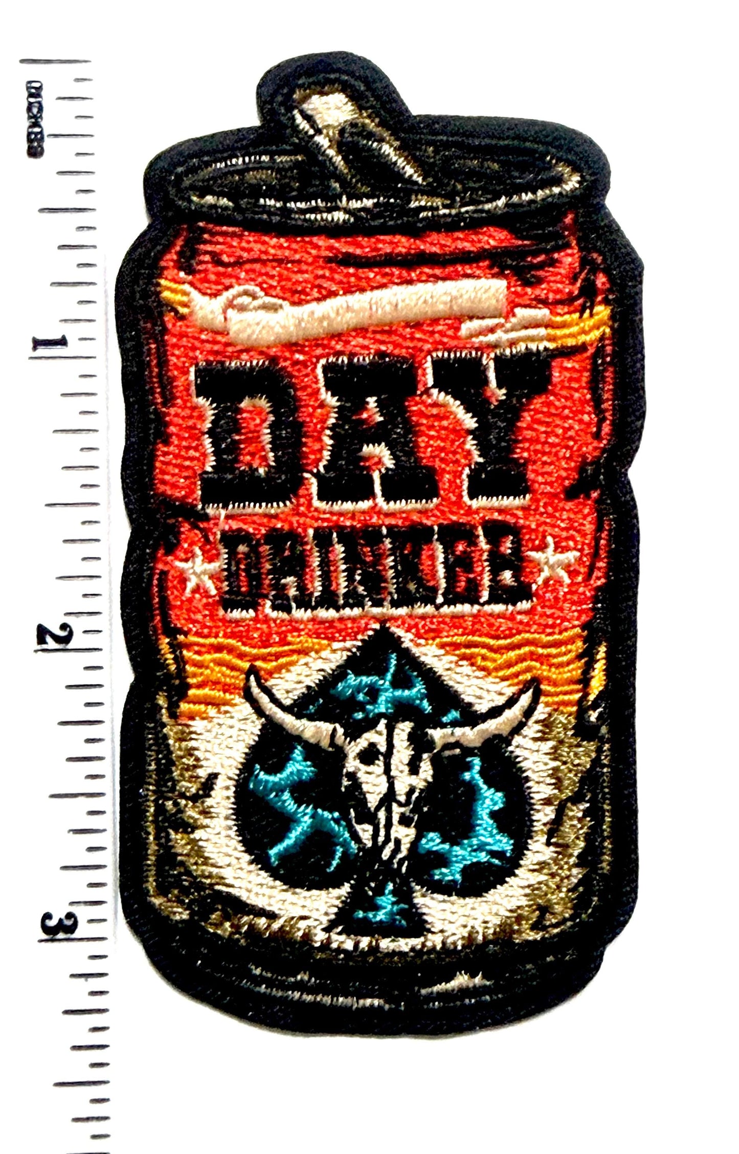 Day drinker patch - Iron on western patch 3.25”