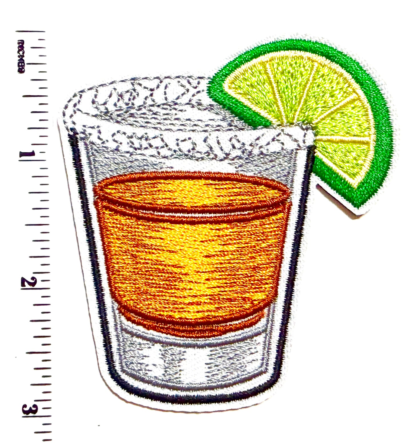 Shot of Tequila patch - Embroidered Iron on patch 3”