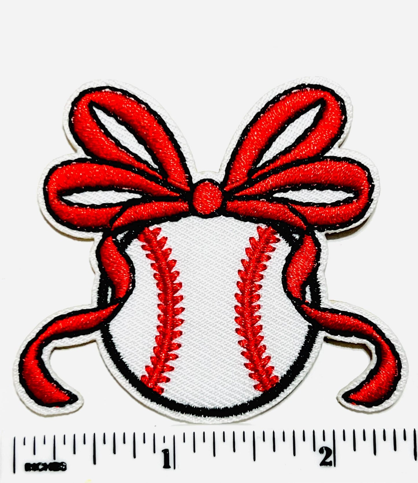 Baseball with red bow 2.5β