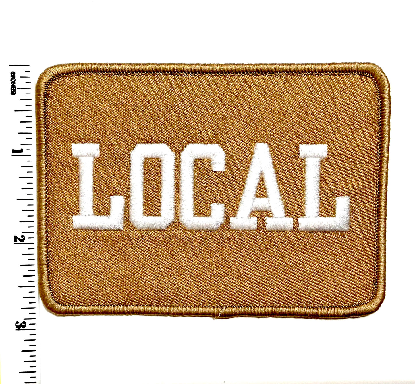 Local patch Embroidered DIY Patch - Iron-On Applique