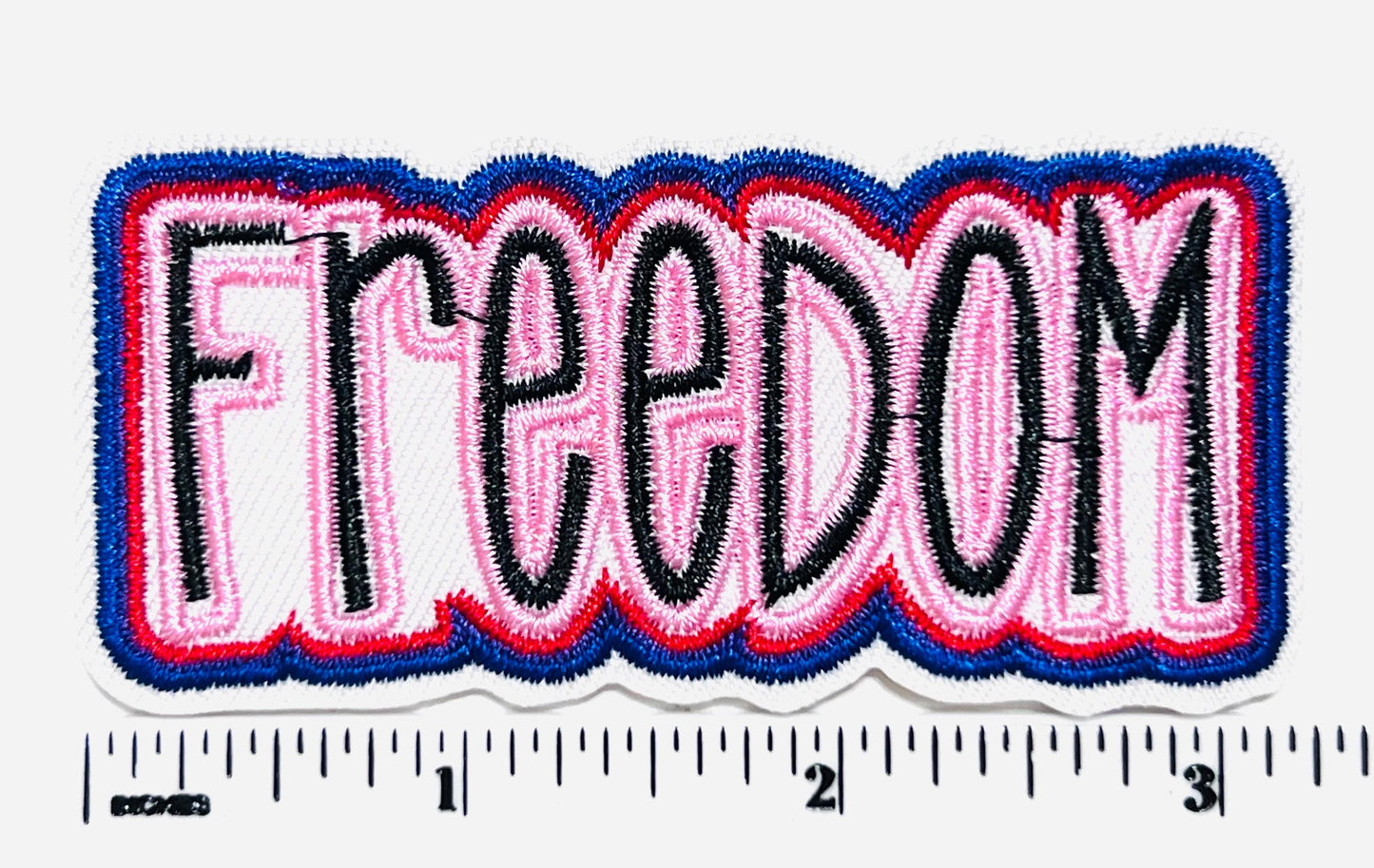 Freedom - Embroidered Iron on patch