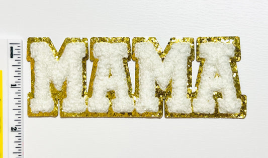 Mama - Chenille Iron on patch