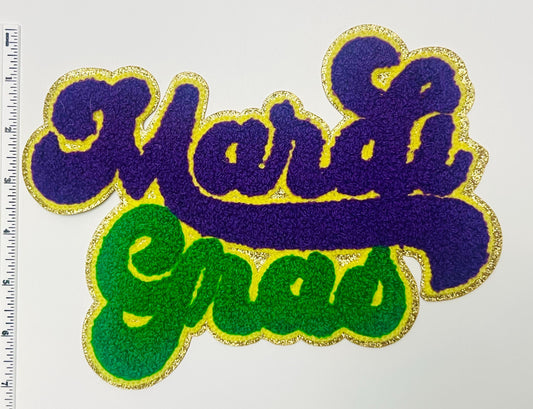 Mardi Gras - Chenille 9.5"
