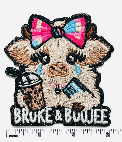 Broke & Boujee Cow 3”