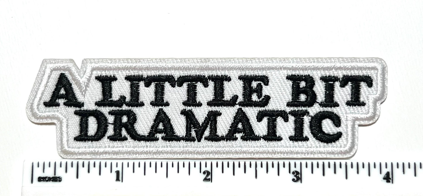 Sarcastic Embroidered Iron On Patches: 'Don't Stop Get, etc…”
