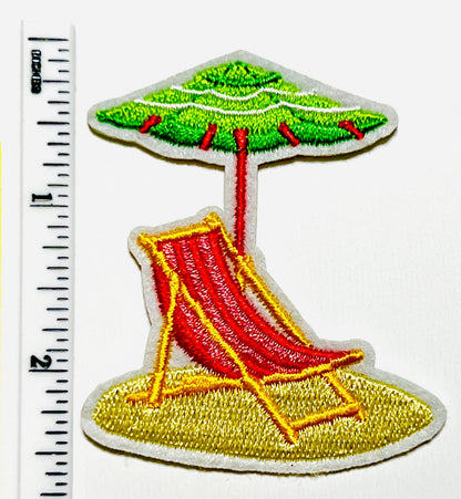 Summer patches  - Embroidered DIY Iron on patches