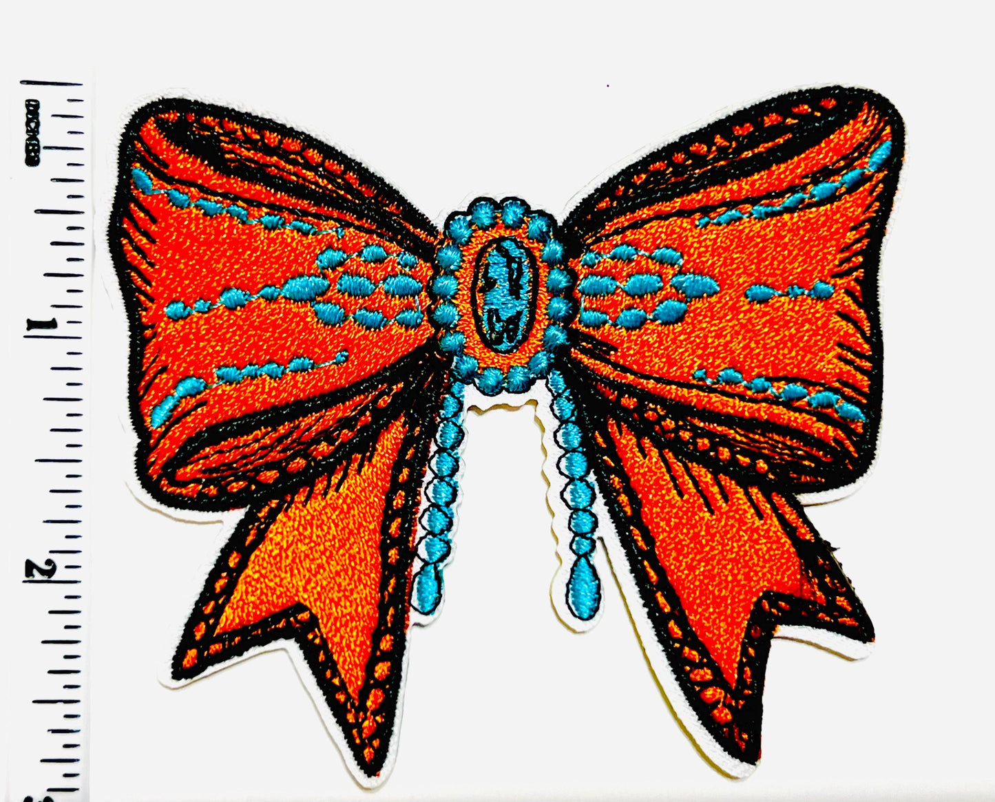 Turquoise Patches - Embroidered DIY Iron On Patch