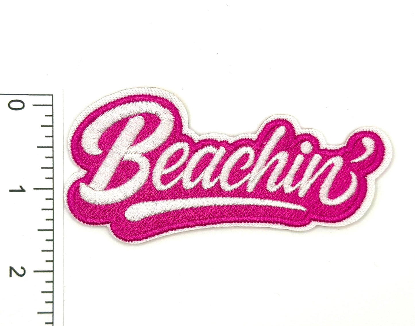 Beachin patch - Embroidered DIY Iron on patch