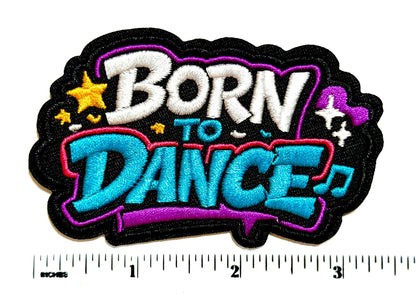 Dance patches - Embroidered Iron On Patches 3.5”
