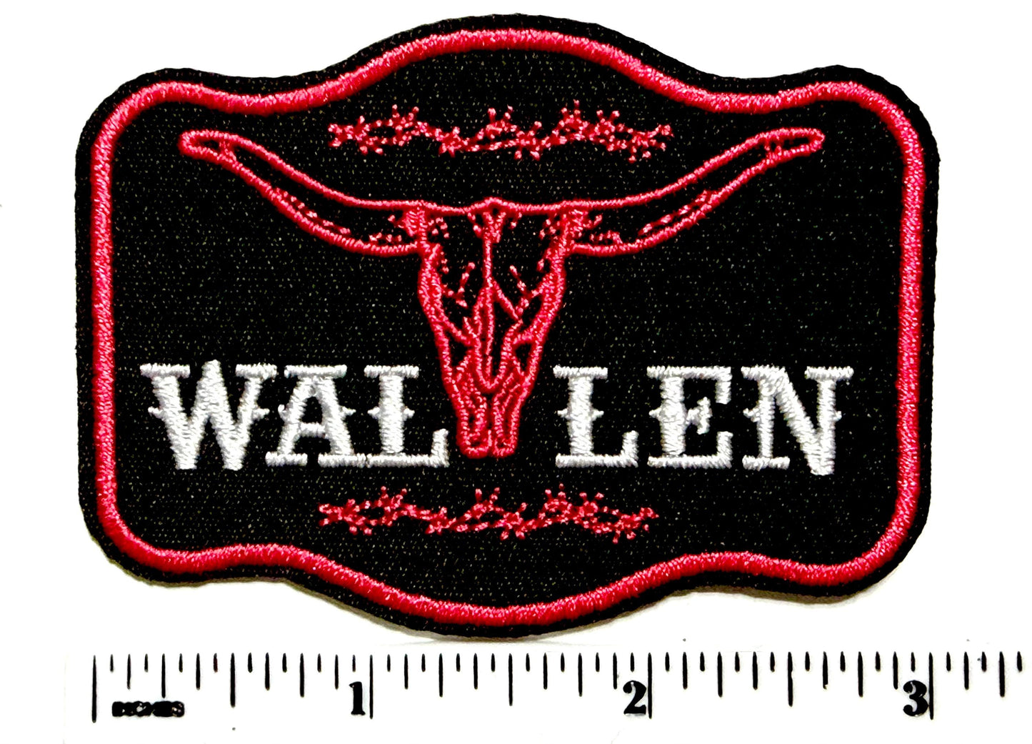 Wallen Cow Skull patch -  Embroidered DIY iron on patch
