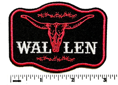 Wallen Cow Skull patch -  Embroidered DIY iron on patch