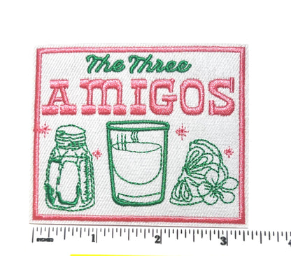 The Three Amigos - Embroidered Iron on Patch