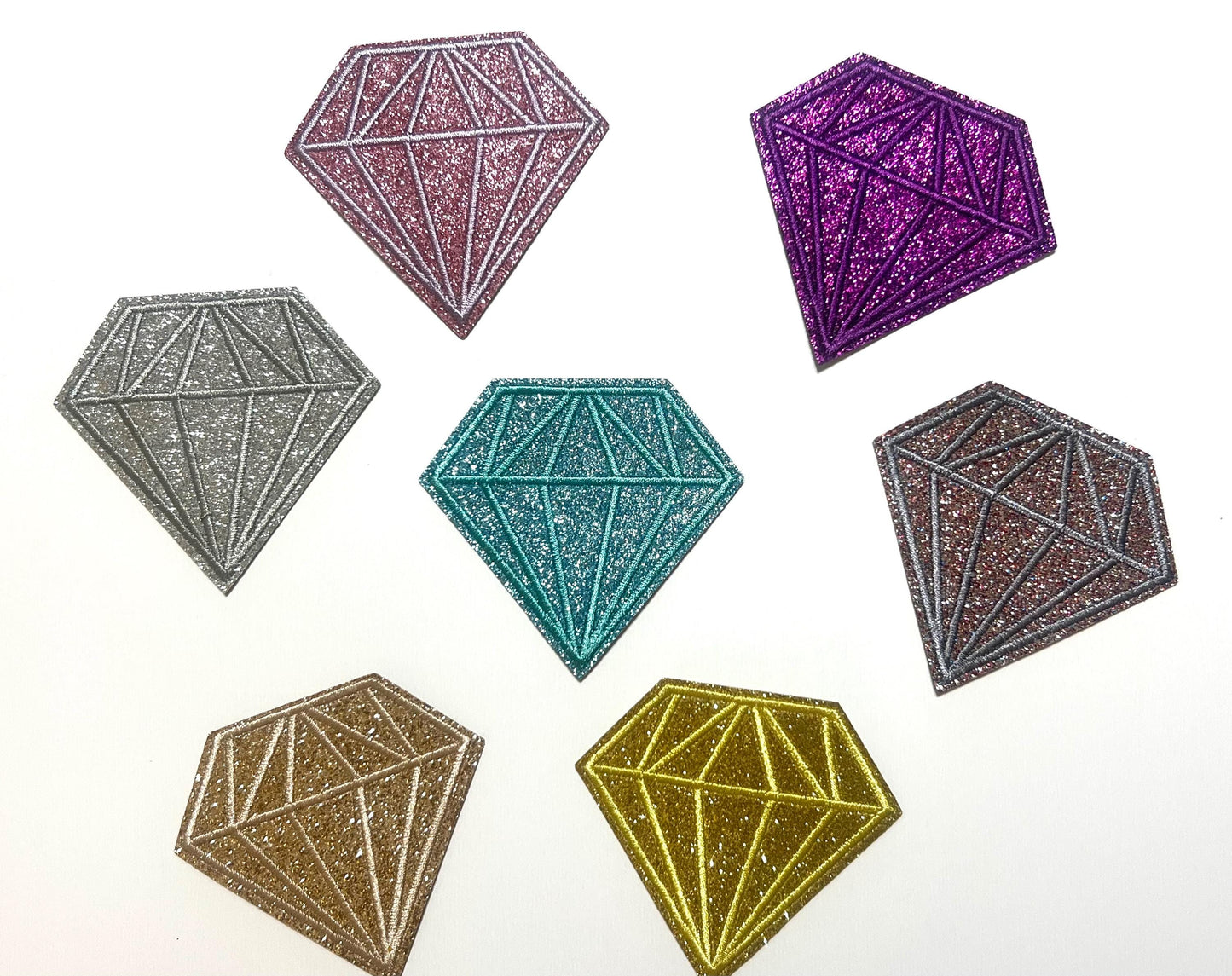 Glitter Diamond - Iron on patches
