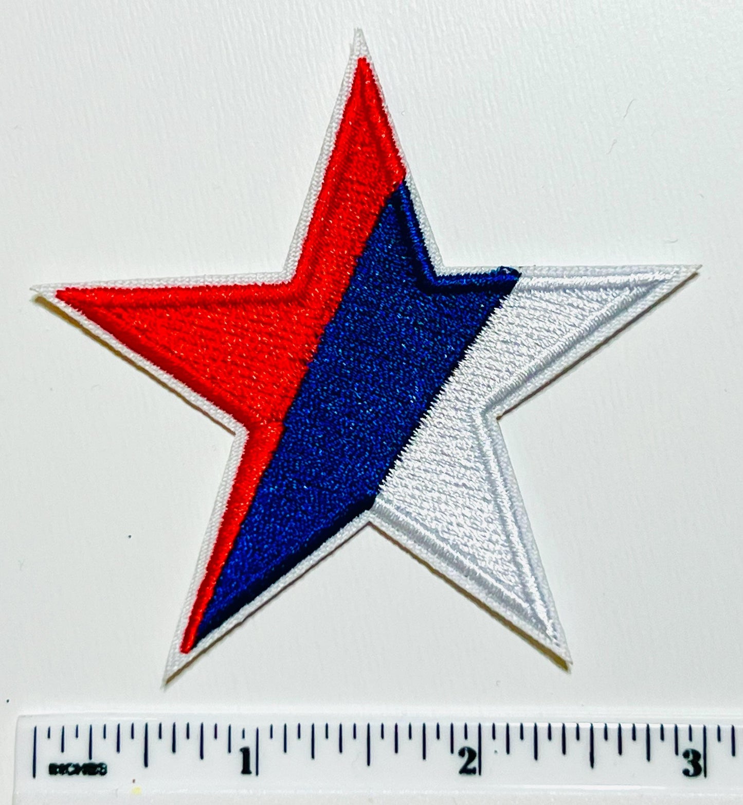 Patriotic Star patch - Embroidered DIY Iron on patch