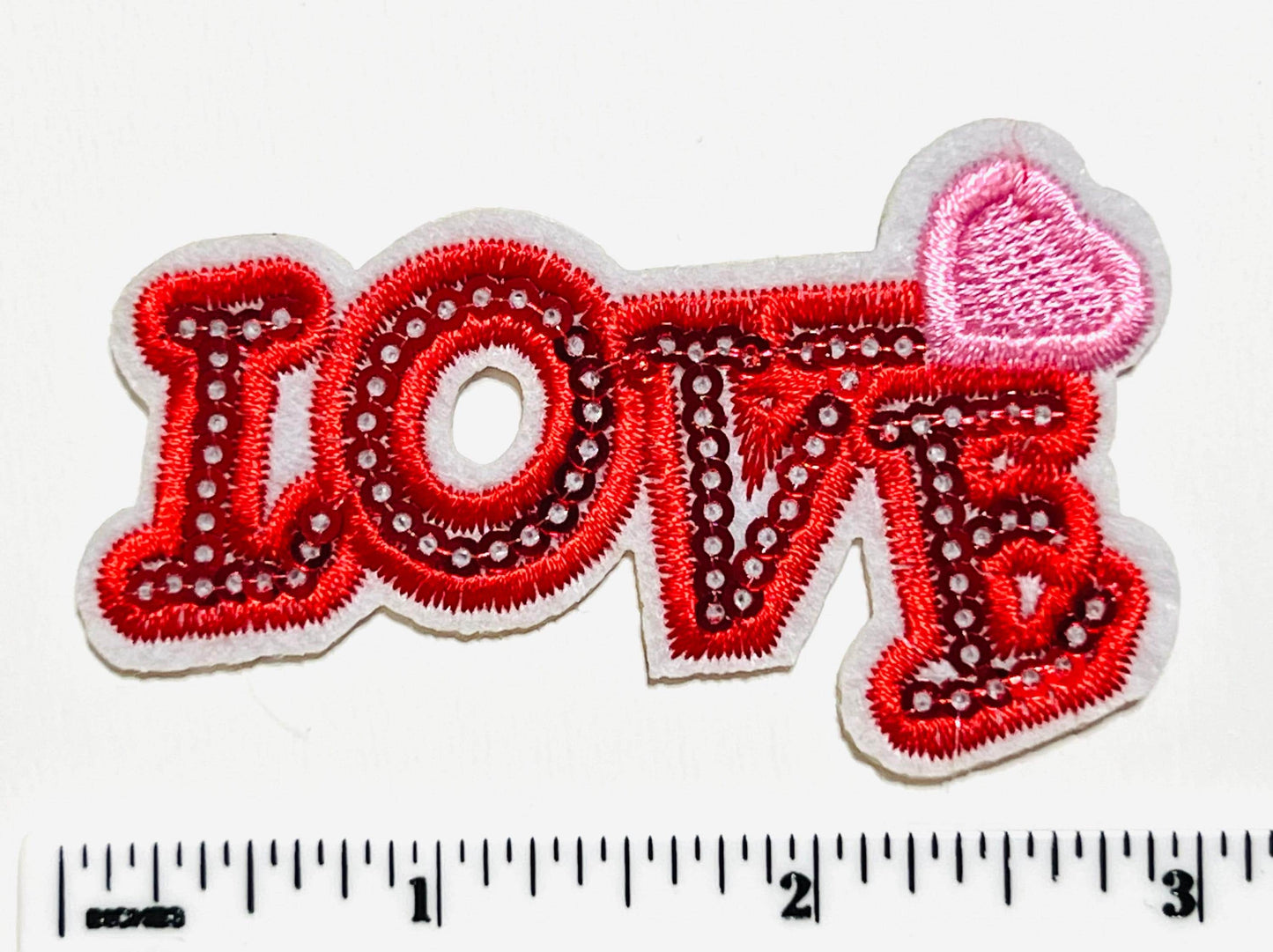 Love Sequins - Embroidered & sequins Iron on patch