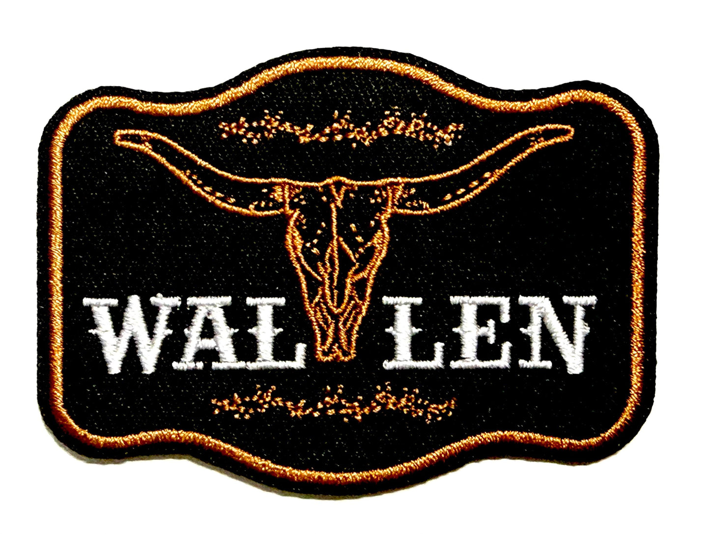 Wallen Cow Skull patch -  Embroidered DIY iron on patch