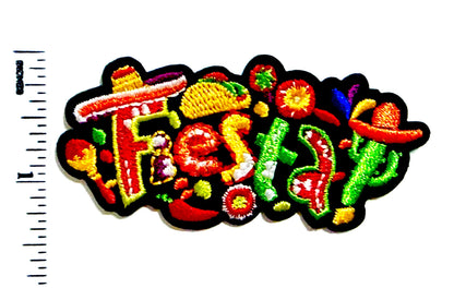Cinco De Mayo patches - Embroidered DIY iron on patches