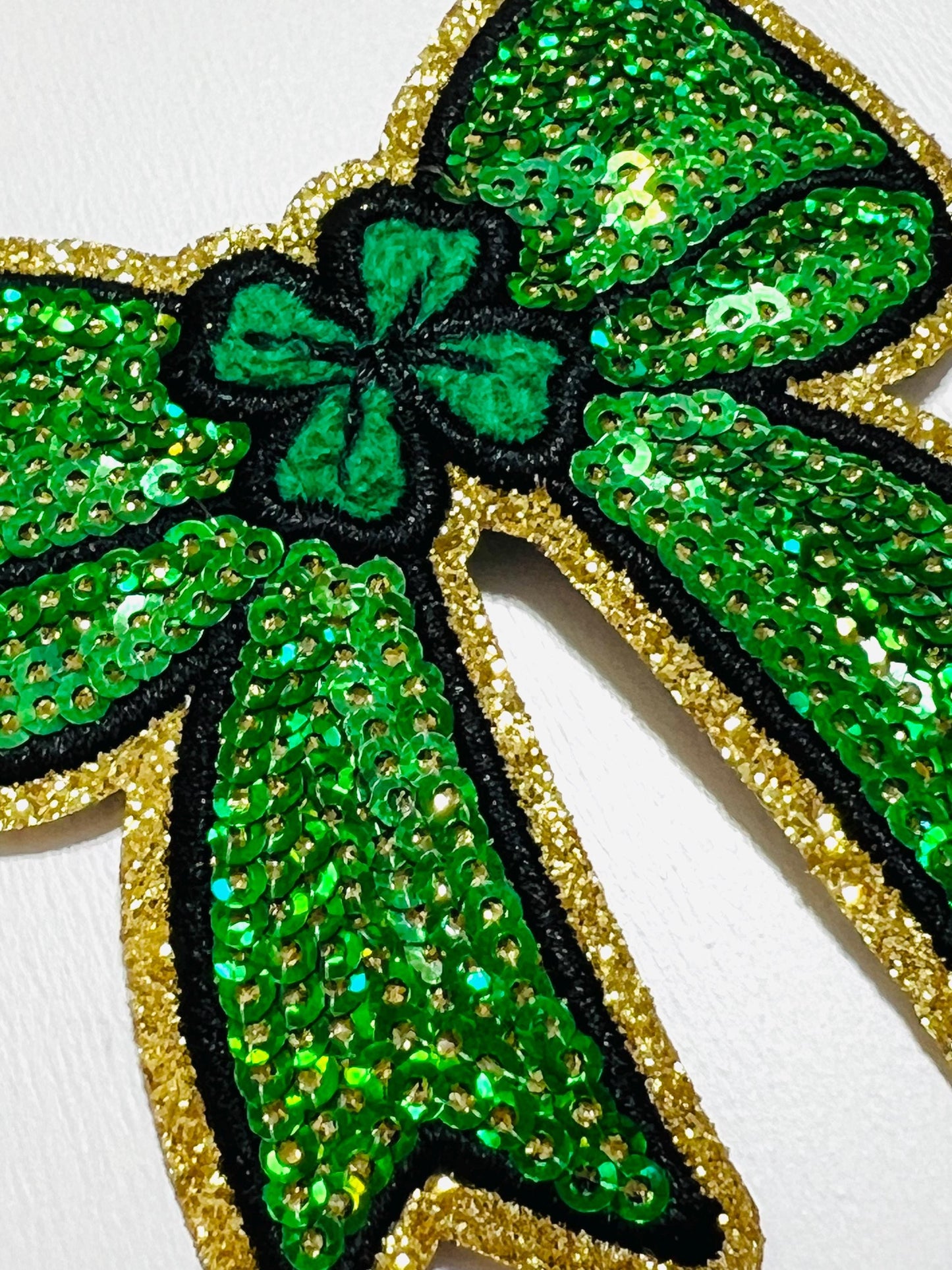 St. Patrick’s Day Sequins Patches - DIY Iron on patch