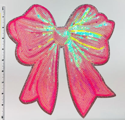 Bows - Sequins/Chenille Iron on patches