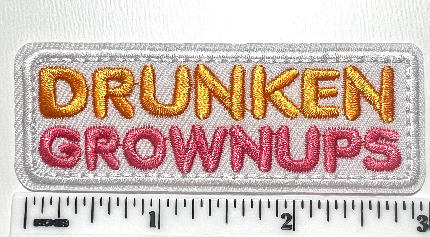 Drunken grownups 3”w