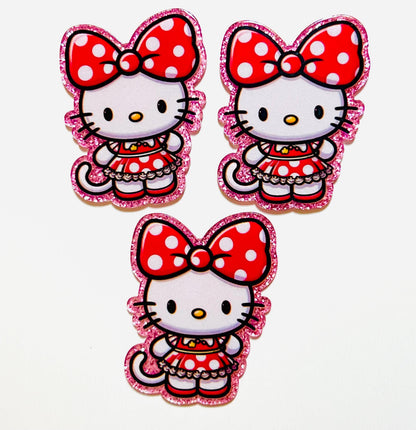 HK - set of 3 flatback acrylics