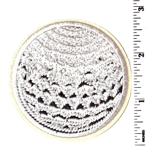 Golf Ball patch - Embroidered Iron on patch 2.25”