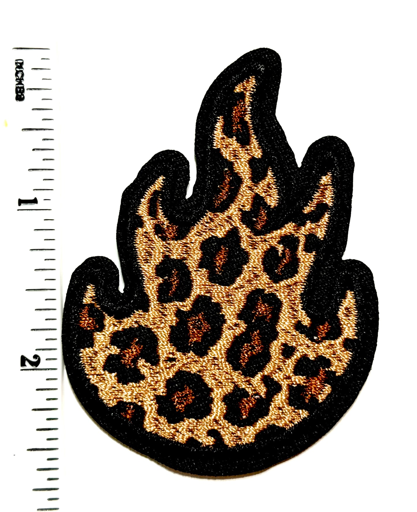 Camping patches - Glamping leopard print Iron On Patch