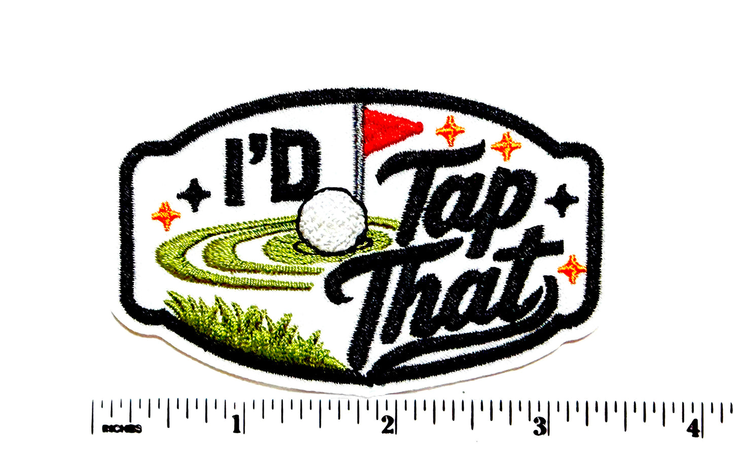 I’d tap that Golf patch - Embroidered Iron On Patch 3.25”
