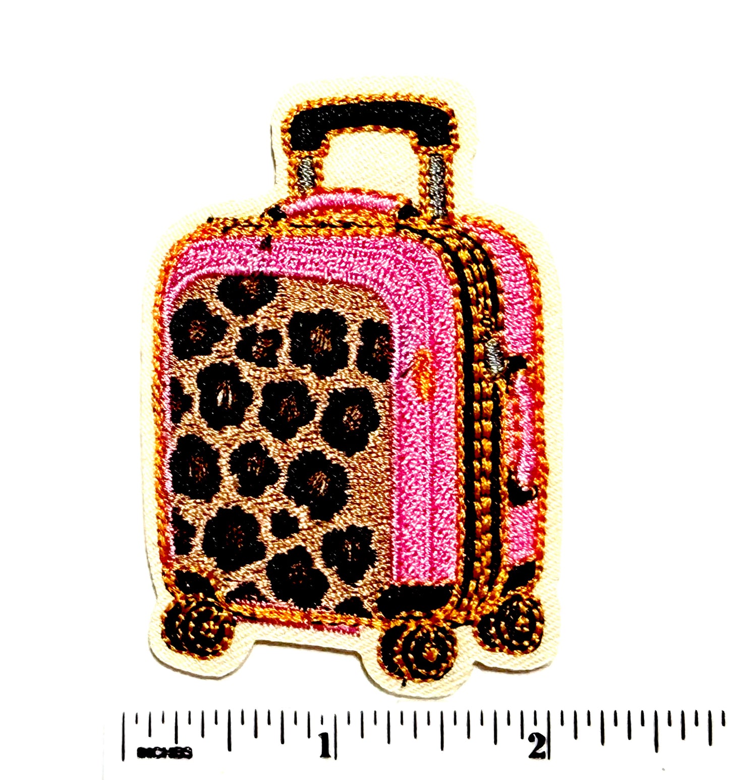 Camping patches - Glamping leopard print Iron On Patch