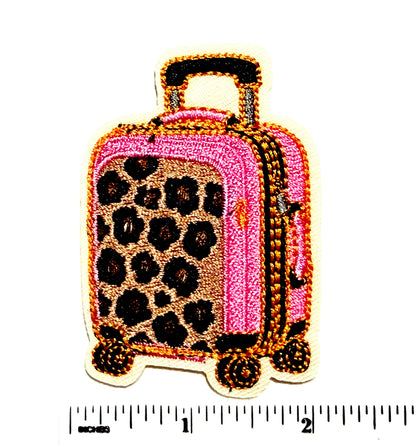 Camping patches - Glamping leopard print Iron On Patch