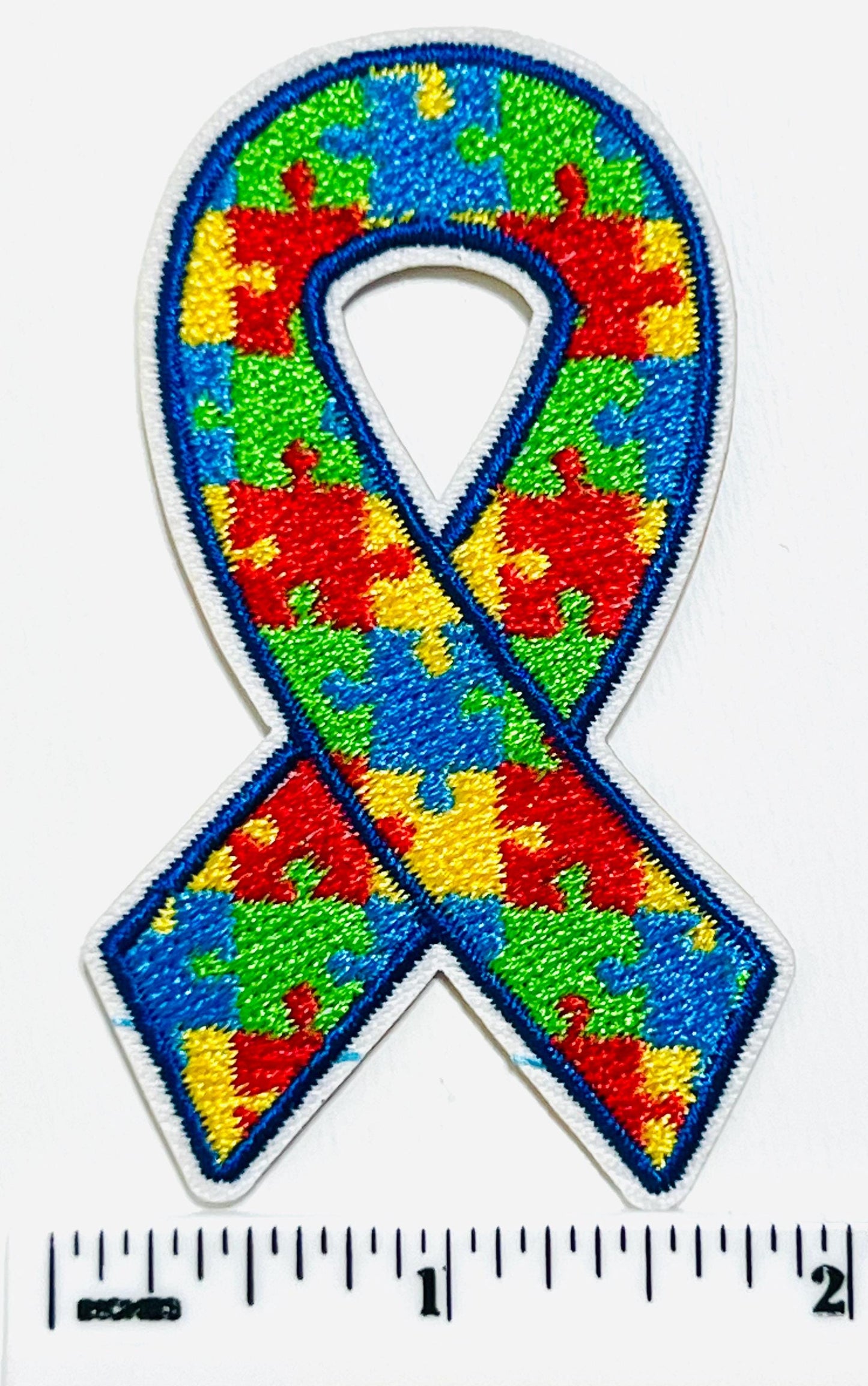 Autism Awareness patches - Embroidered DIY Iron on patch