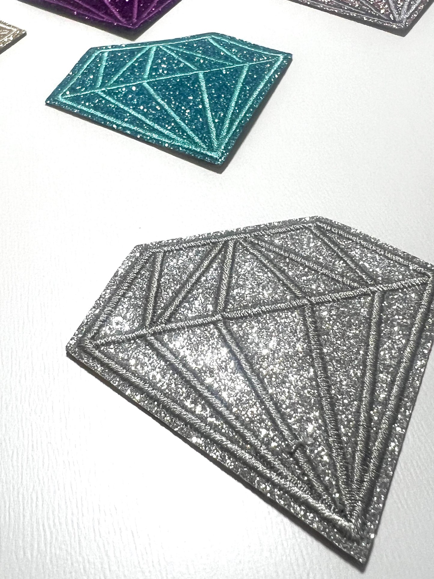 Glitter Diamond - Iron on patches