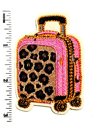 Camping patches - Glamping leopard print Iron On Patch