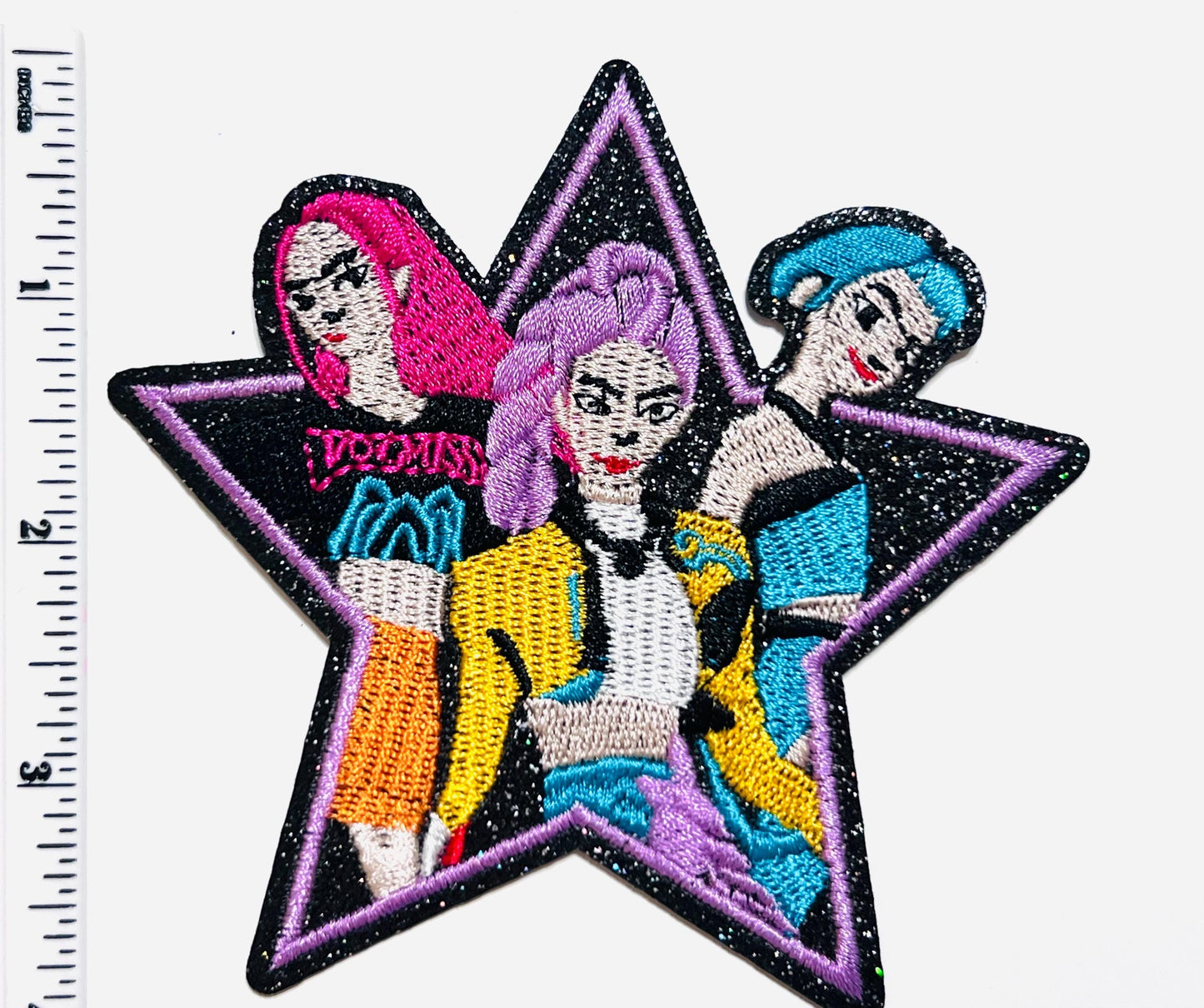K-Pop star patch - Embroidered Iron on patch