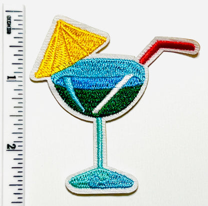 Summer patches  - Embroidered DIY Iron on patches