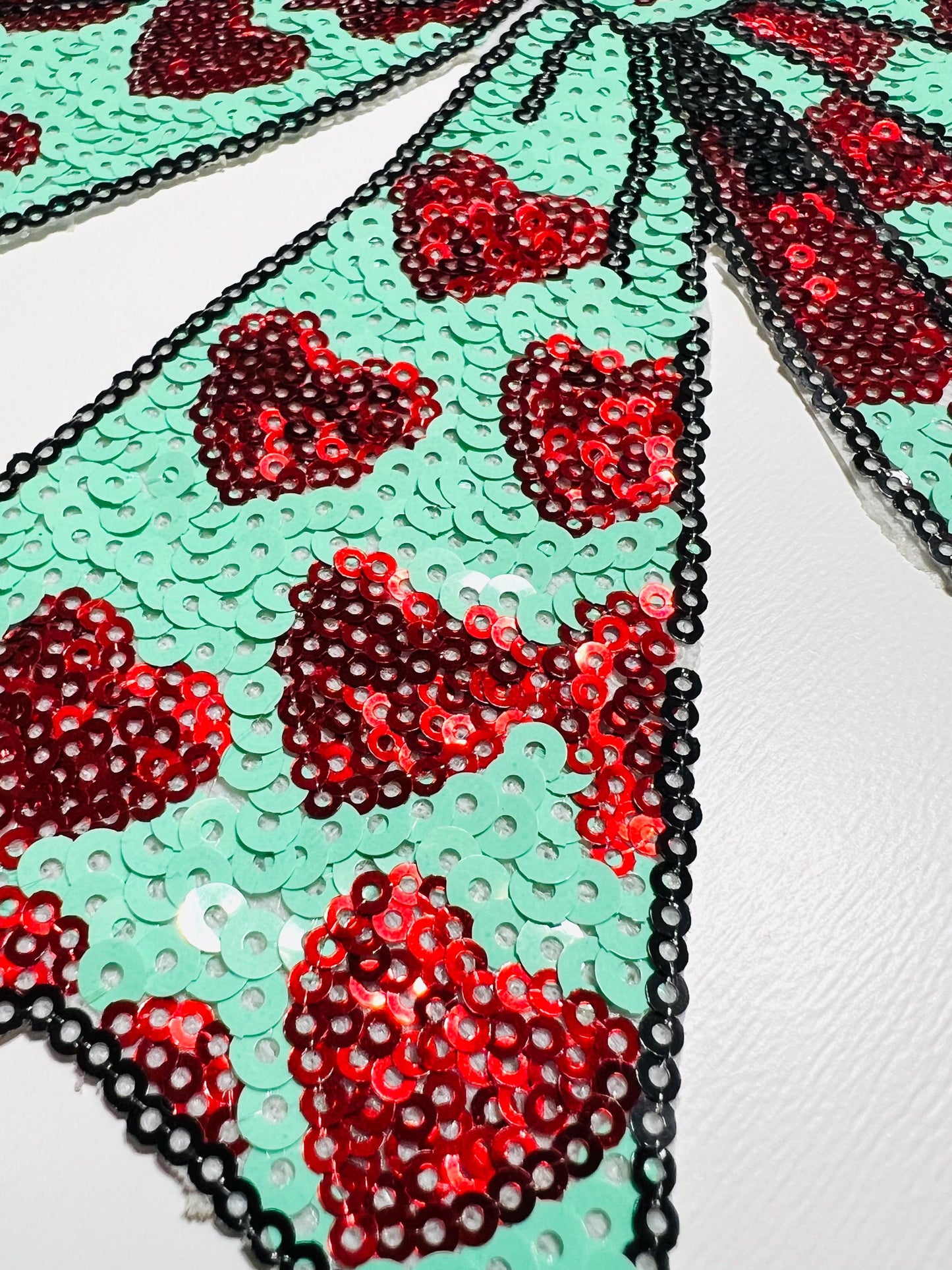 Bows - Sequins/Chenille Iron on patches