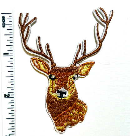 Deer - Embroidered Iron on patch