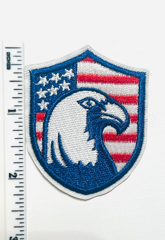 Patriotic Eagle Shield 2”