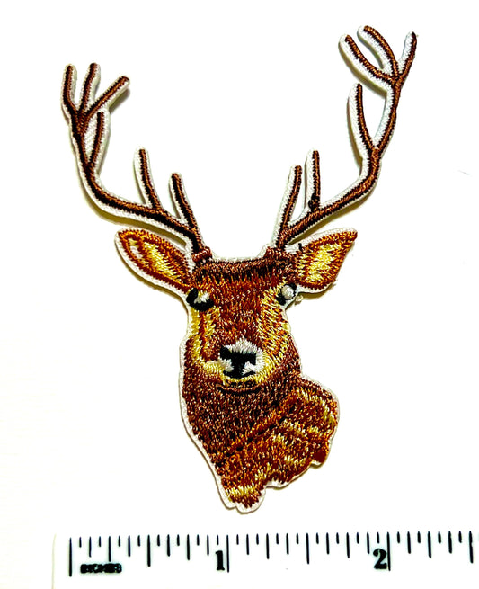 Deer - Embroidered Iron on patch