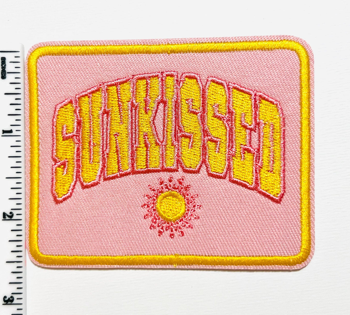 Sunkissed - Embroidered Iron on patch