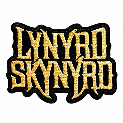 Lynyrd Skynyrd patch - Embroidered Iron On patch 3.25”