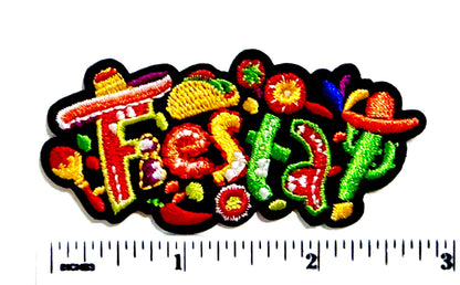 Cinco De Mayo patches - Embroidered DIY iron on patches