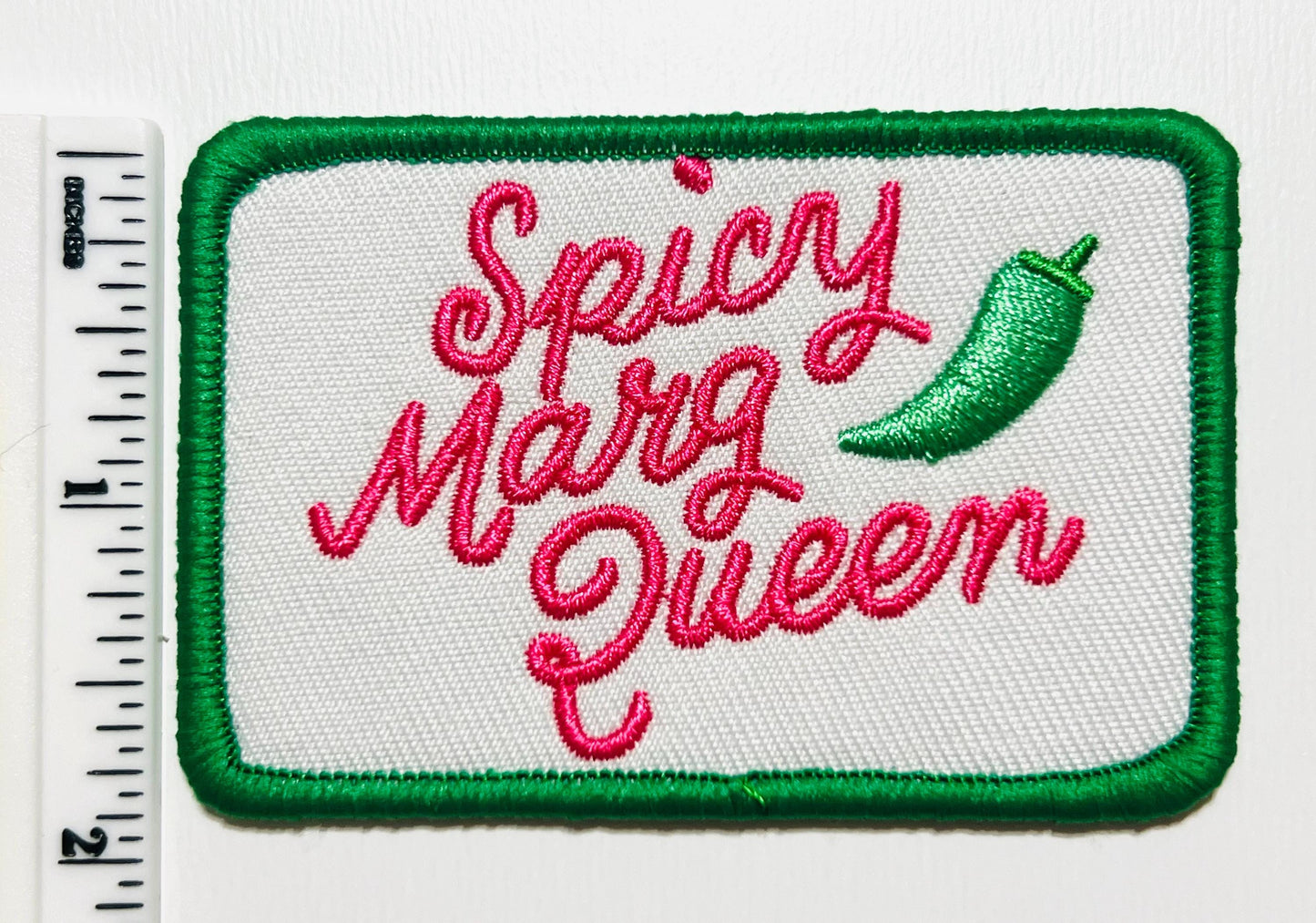 Spicy Marg Queen - Embroidered Iron on Patch